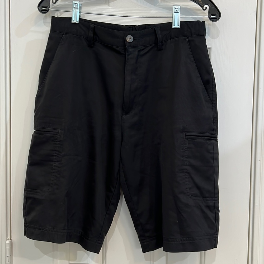 Adidas Youth Adjustable Waist Golf Shorts Black Size XL